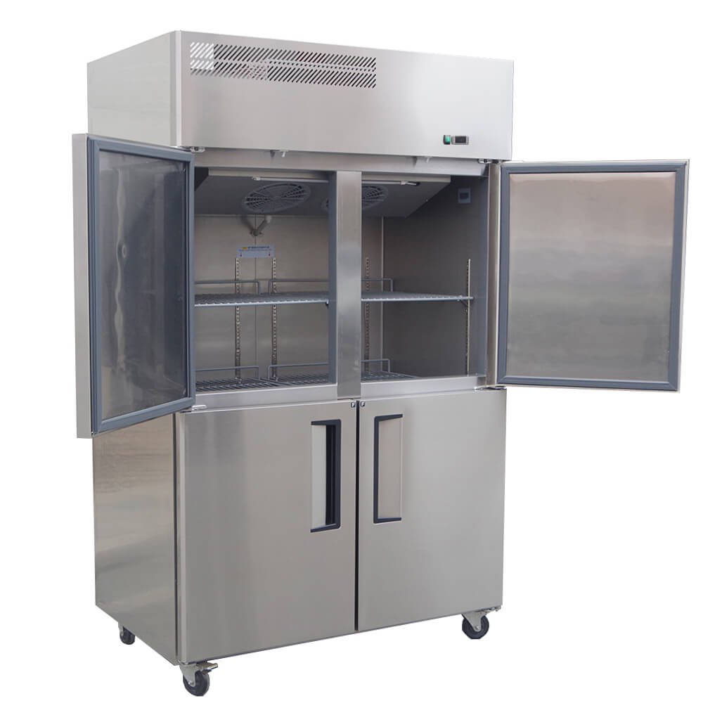 American style upright stainless steel refrigerator(4 Doors Air Cooling)