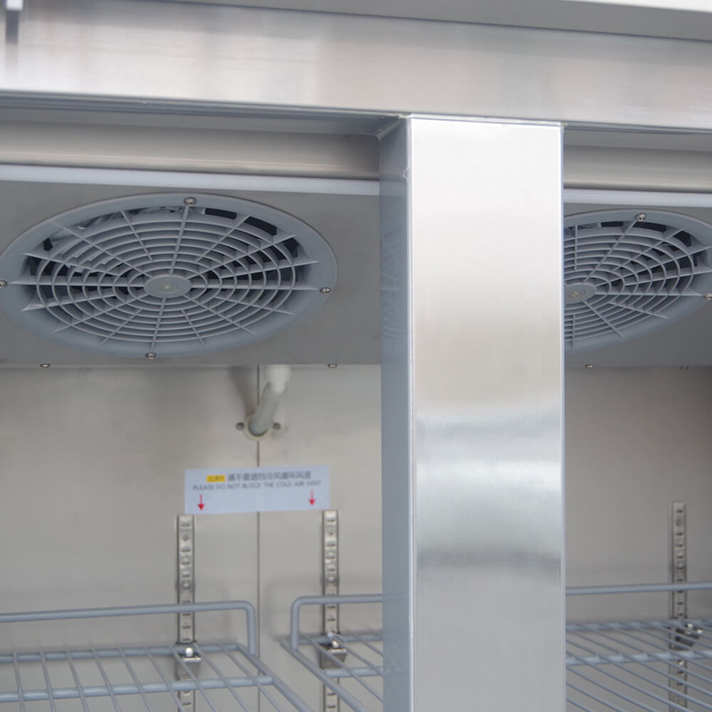 American style upright stainless steel refrigerator(4 Doors Air Cooling)