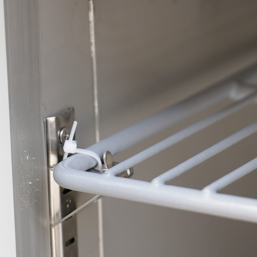 American style counter type stainless steel freezer(3 Doors Air Cooling)